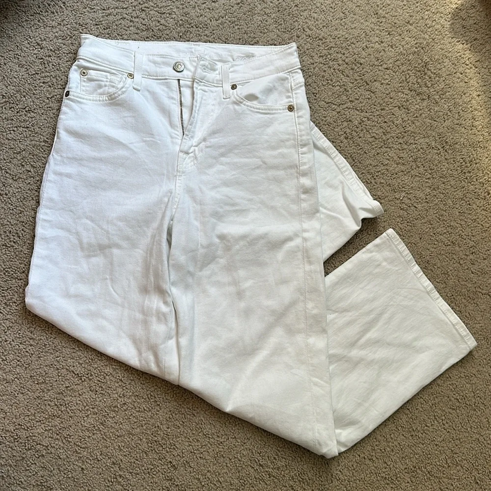 Women’s 7 for All Mankind White Alexa Jeans - Size 24